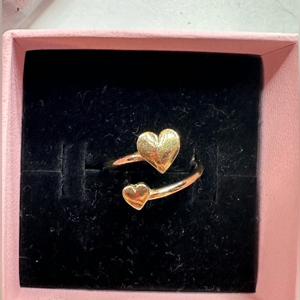 Gold alex and ani ring